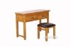 Picture of NOTTINGHAM 2-Drawer Dressing Table with Stool (Solid Oak)