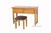 Picture of Nottingham 2Drw Dressing Table with Stool *Solid Oak