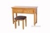 Picture of NOTTINGHAM 2-Drawer Dressing Table with Stool (Solid Oak)