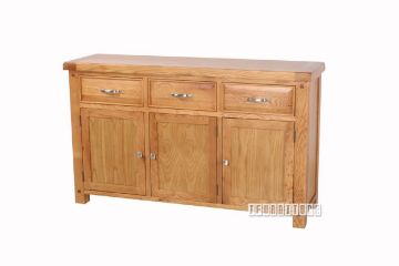 Picture of WESTMINSTER 3-Door 3-Drawer Solid Oak Buffet/Sideboard
