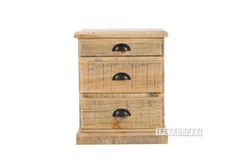 Picture of OUTBACK 3 DRW Bedside Table *Solid Pine