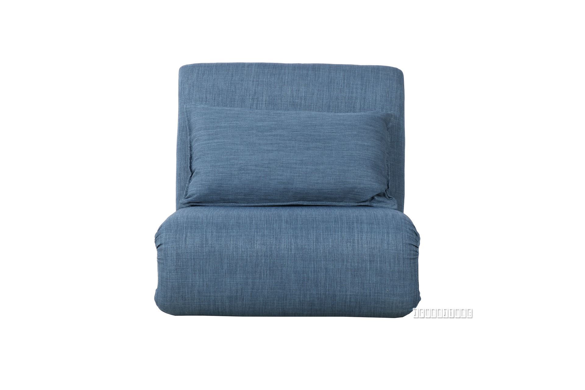 FIDEL Convertible Single Seat Sofa Bed *Blue