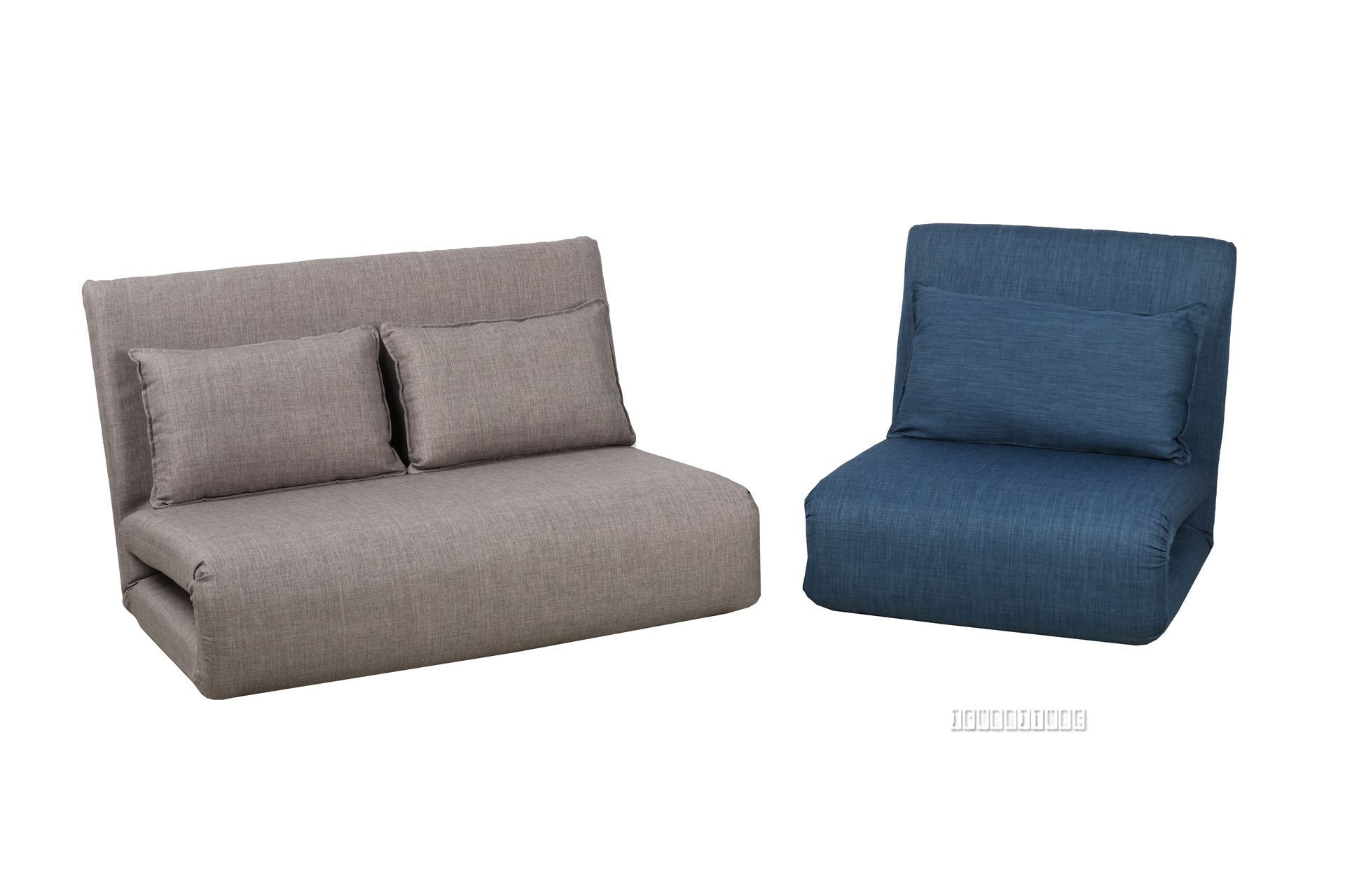 FIDEL Convertible Single Seat Sofa Bed *Blue