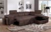 Picture of ARIA Sectional Sofa/Sofa Bed with Storage & 2 Ottomans (Brown)