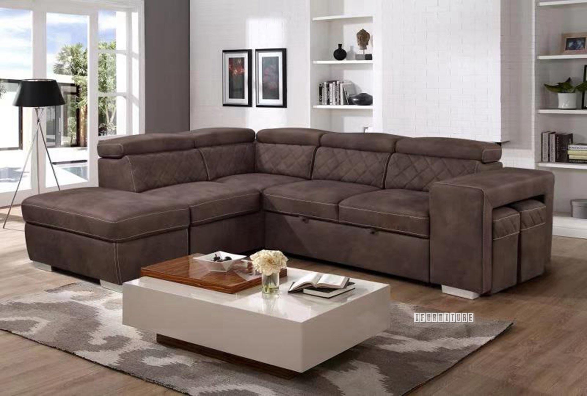 ARIA Sectional Sofa/Sofa Bed Facing Left