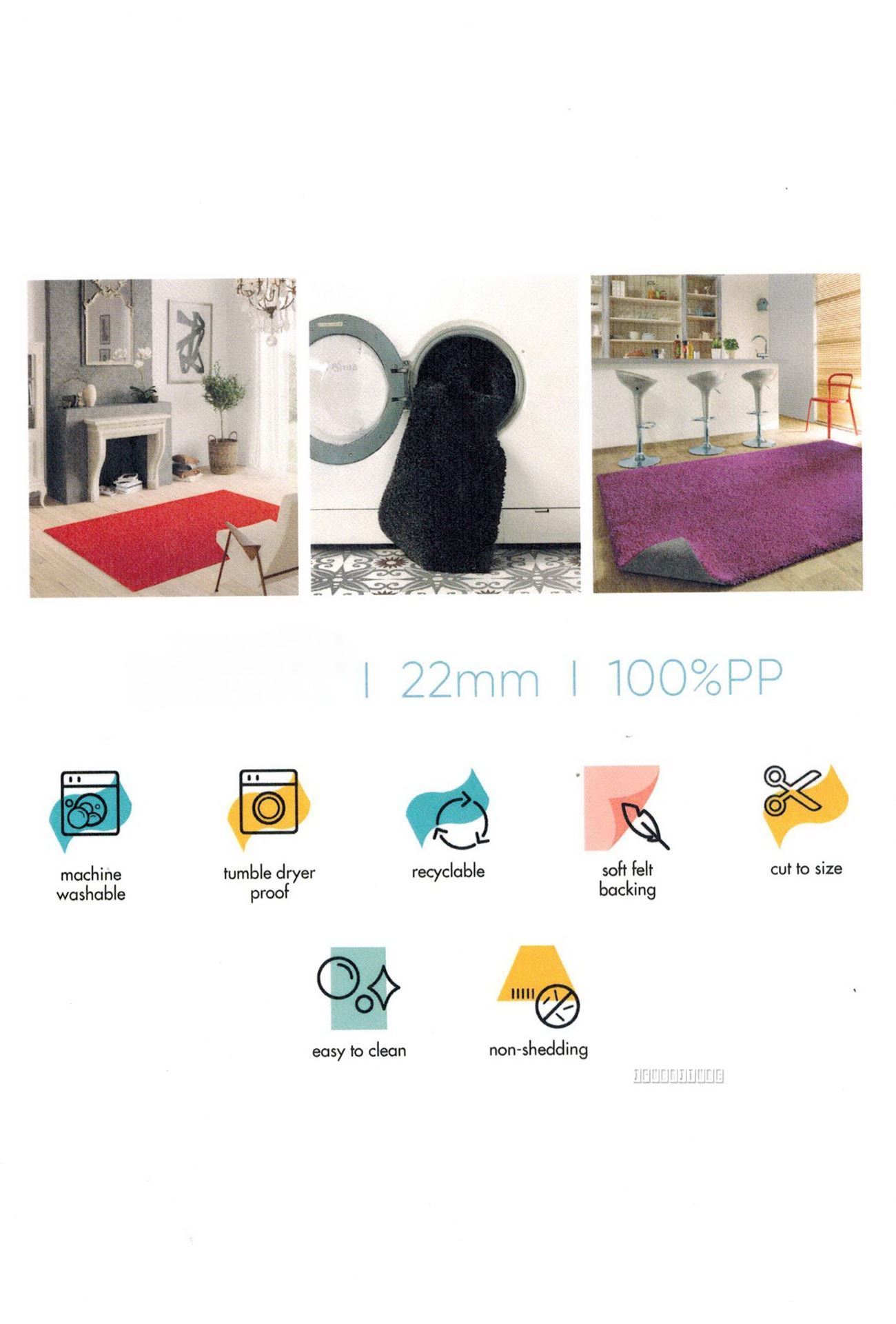 Stellar 120/160 Indoor Rug Made in Belgium *Teal