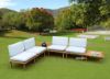 Picture of ARLO Aluminium Frame Modular Outdoor Sofa Set *Solid wood