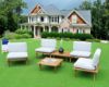 Picture of ARLO Aluminium Frame Modular Outdoor Sofa Set *Solid wood