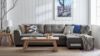 Picture of CAMDEN Sectional Memory Foam Sofa (Dark Grey)