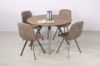 Picture of PLAZA 120 Round Dining Set (Brown)