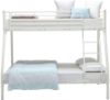 Picture of STELLA Steel Frame Single-Double Bunk Bed (White)