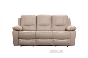 Picture of ABINGTON Reclining Genuine Leather Sofa (Beige)