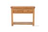 Picture of WESTMINSTER Solid Oak 2-Drawer Console Table