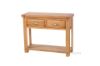 Picture of WESTMINSTER Solid Oak 2-Drawer Console Table