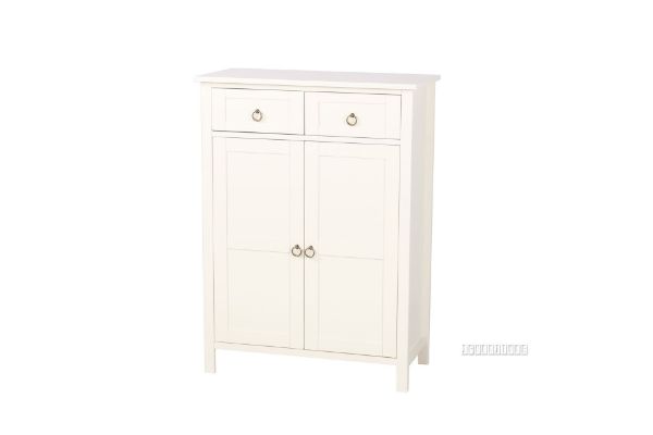 Picture of METRO 2 DR 2 DRW Shoe Cabinet Pine (Cream)