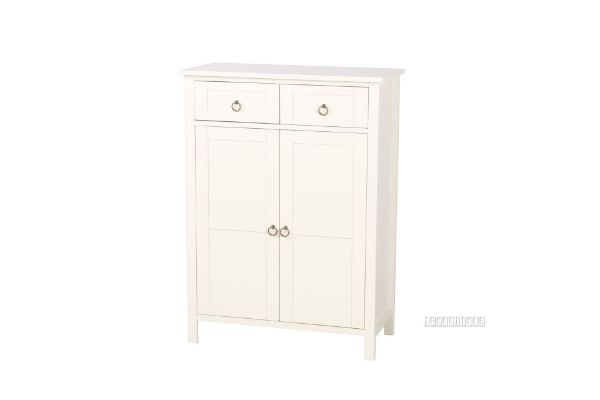 Picture of METRO 2 DR 2 DRW Shoe Cabinet Pine (Cream)