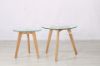 Picture of PARIS 1+1 Side Table Set*Solid Oak Legs