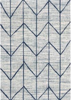 Picture of Prisma 80/120/200  Indoor/Outdoor Rug *Made In Belgium *Arrows Denim - 80*150