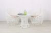 Picture of BIRDNEST Rattan Outdoor 3PC Table Set * White