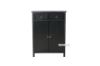 Picture of METRO 2 DR 2 DRW Shoe Cabinet Pine (Black)