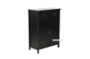 Picture of METRO 2 DR 2 DRW Shoe Cabinet Pine (Black)