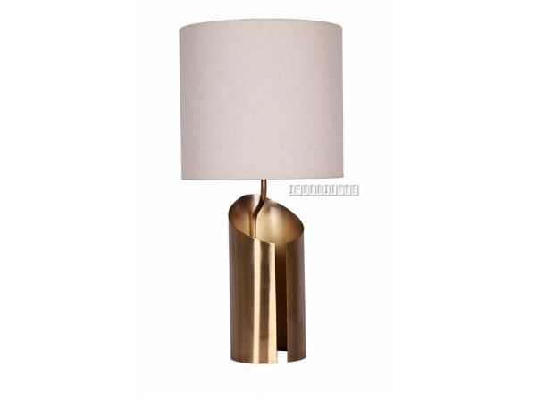 Picture of ML93542 Metal Table Lamp *White & Golden