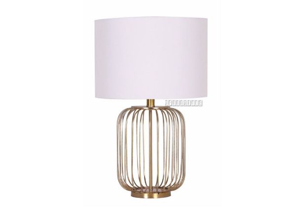 Ml93541 Metal And Linen Table Lamp Copper, Copper Table Lamp Nz