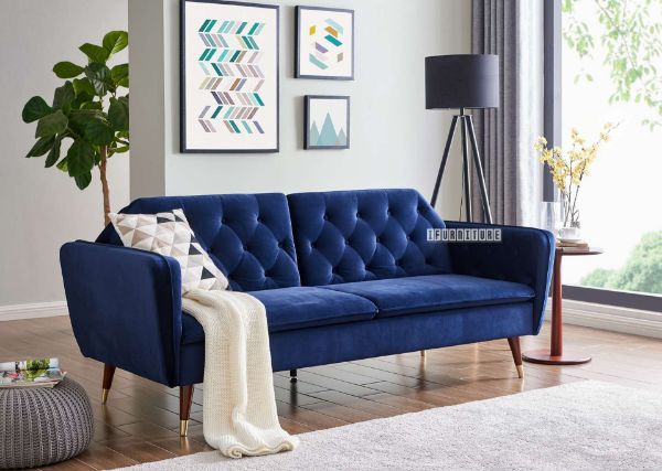 Picture of Harvey 3 Seater Sofa Bed *Velvet