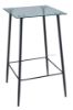 Picture of Carla 60 Square  Glass Bar Table