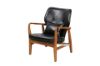 Picture of KENT Single seat Solid Beech Lounge Chair *Vintage PU Leather