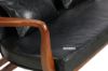 Picture of KENT Single seat Solid Beech Lounge Chair *Vintage PU Leather