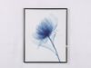 Picture of BLUE FLOWER 55X70 Canvas Framed Print
