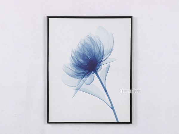 Picture of BLUE FLOWER 55X70 Canvas Framed Print