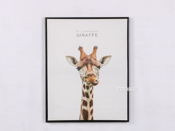 Picture of GIRAFFE 30x40 Canvas Framed Print