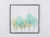 Picture of Green Leaves 60x60 Canvas Framed Print