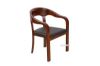 Picture of Roberto Round Dining Chair * Solid Walnut