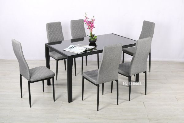 Jerome 7pc Glass Dining Set