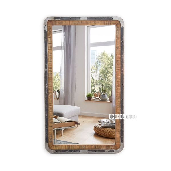 Picture of SAIGON Solid Mango Wood Wall Mirror