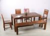 Picture of Nashville Acacia Wood 180/200 Dining Set