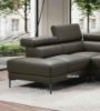 Picture of CLAUDIA Genuine Leather Sectional Sofa (Forest Green)