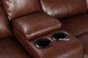 Picture of HARNEY POWER/MANUAL RECLINING SECTIONAL SOFA *Brown