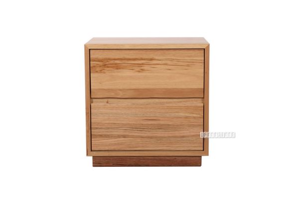 Picture of CANBERRA 2 DRW Bedside Table *Live Edge Australian Messmate