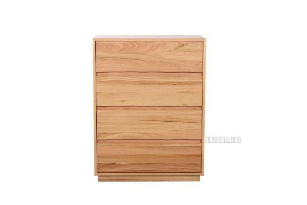 Picture of CANBERRA 4-Drawer Tallboy (Live Edge Australian Messmate)