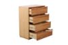 Picture of CANBERRA 4-Drawer Tallboy (Live Edge Australian Messmate)