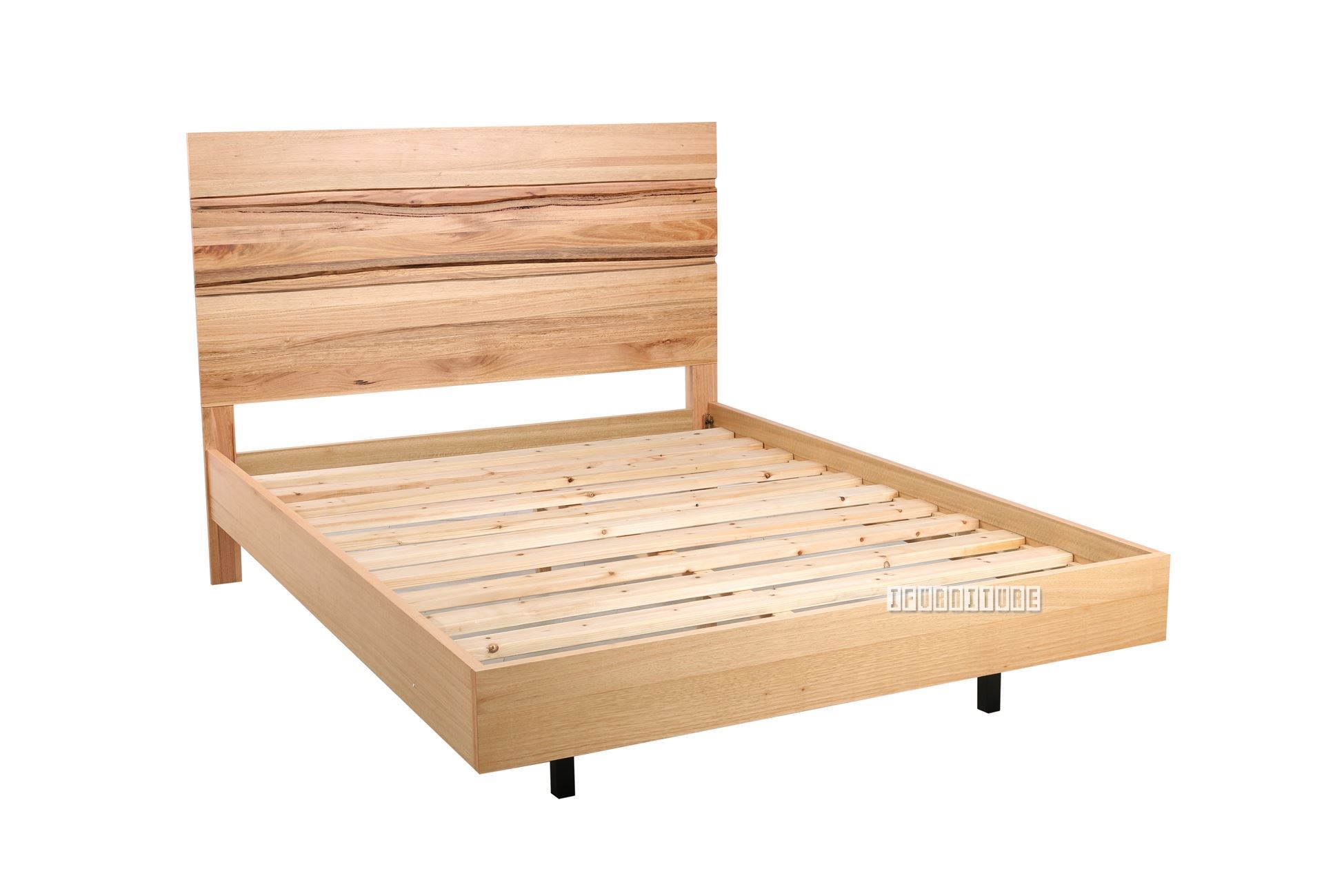 CANBERRA Bed Frame in Queen Size (Live Edge Australian Messmate)