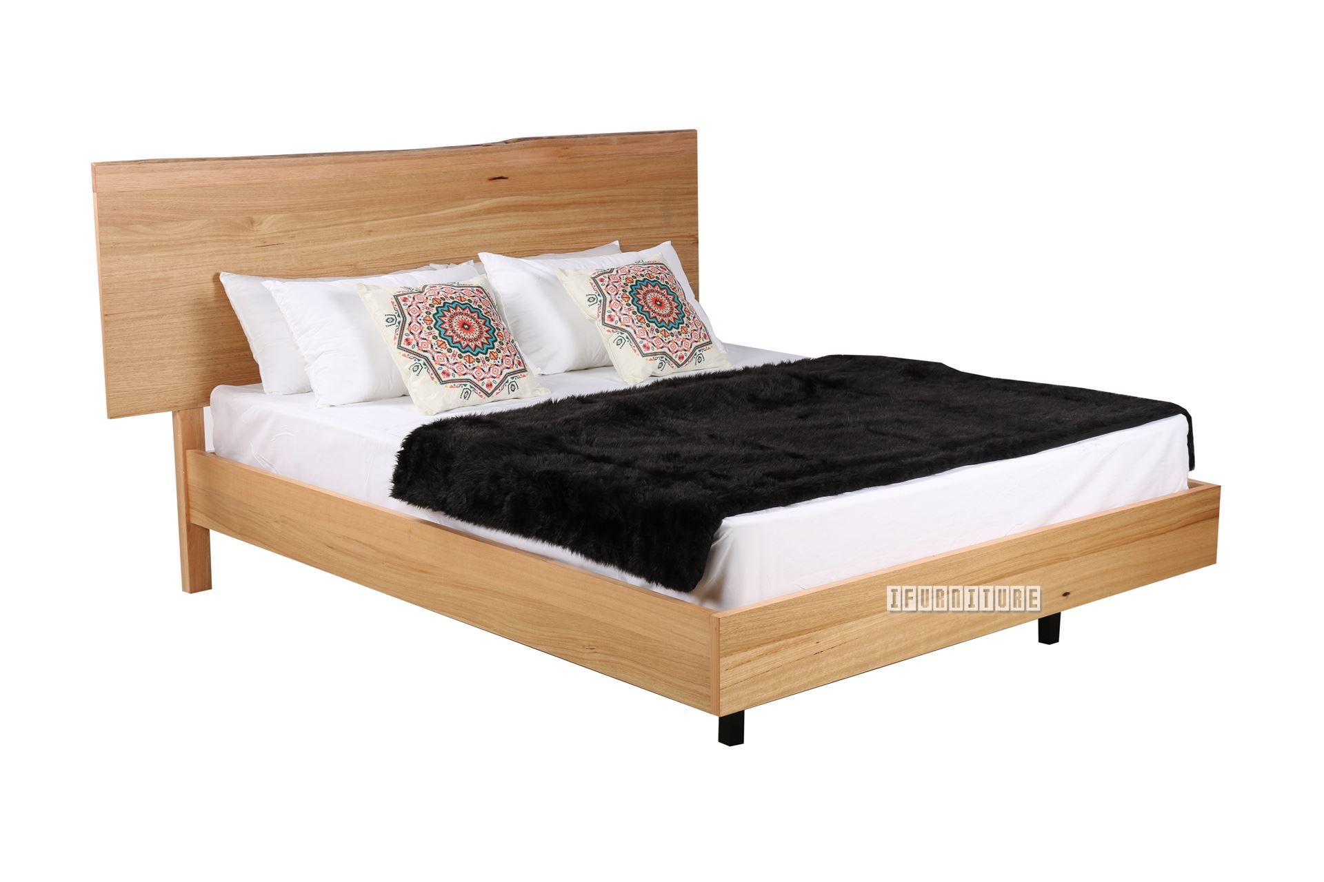 BENDIGO Bed Frame in Queen Size (Live Edge Australian Messmate)