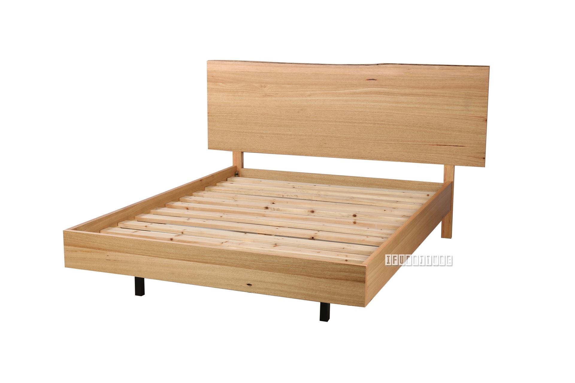 BENDIGO Bed Frame in Queen Size (Live Edge Australian Messmate)