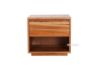 Picture of BRISBANE 1 Drawer Bedside Table (Live Edge Australian Blackwood)