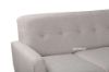 Picture of Carine 3 Seat + Ottoman or Reversible Sectional Sofa *Light grey