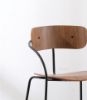 Picture of Crisp Bent Wood Chair with arms *Natural/Walnut